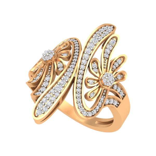 Mojito Stylish Diamond Ring-Color_Yellow-Gold