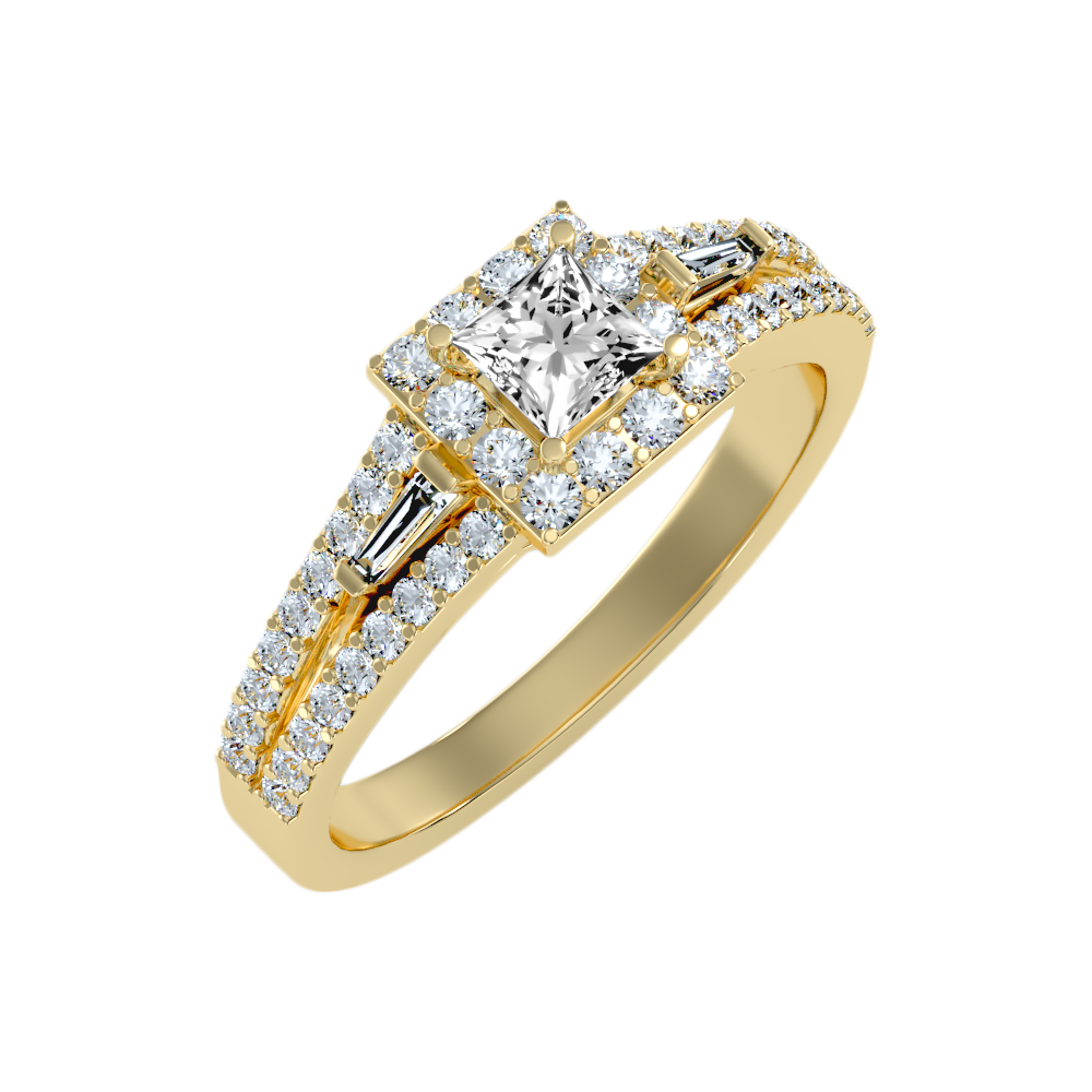 Genz Halo Ring-Color_Yellow-Gold