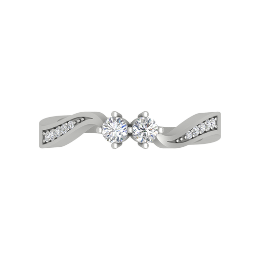 Dual Diamond Anniversary Ring-Color_White-Gold