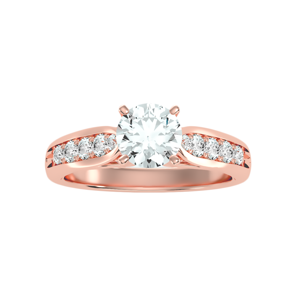 Drop Solitaire Ring