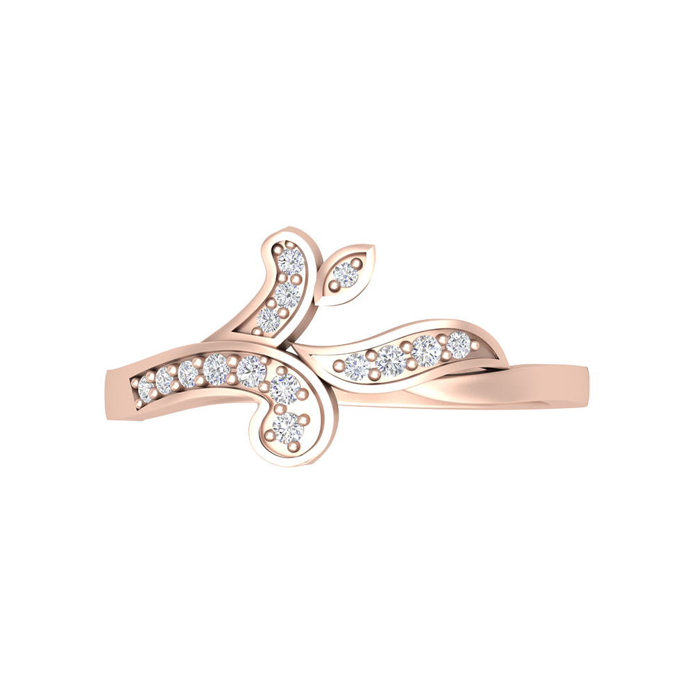 Petals & ferns Diamond Ring