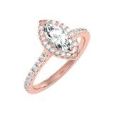 Phenomenal Marquise Shaped Diamond Ring