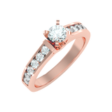 Aristocratic Solitaire Ring-Color_Rose-Gold