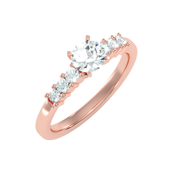 Amazed Solitaire Ring-Color_Rose-Gold