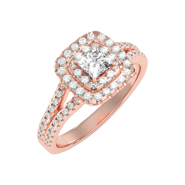 Mystic Halo Solitaire Ring-Color_Rose-Gold