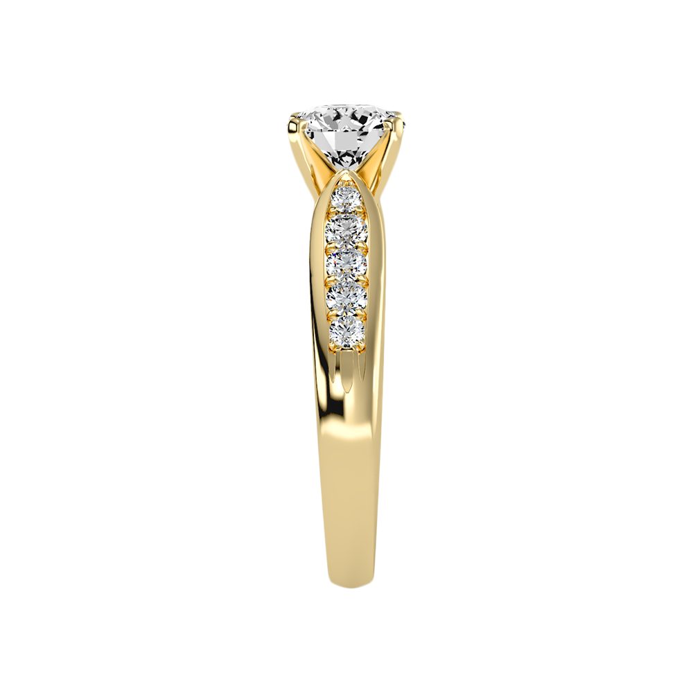 Drop Solitaire Ring