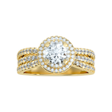 Influential Halo Diamond Ring