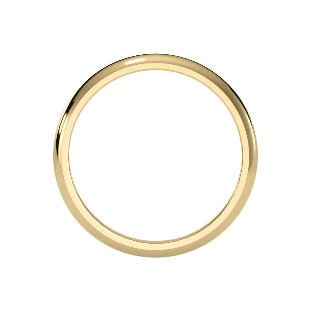 The Round Band -Color_White-Gold