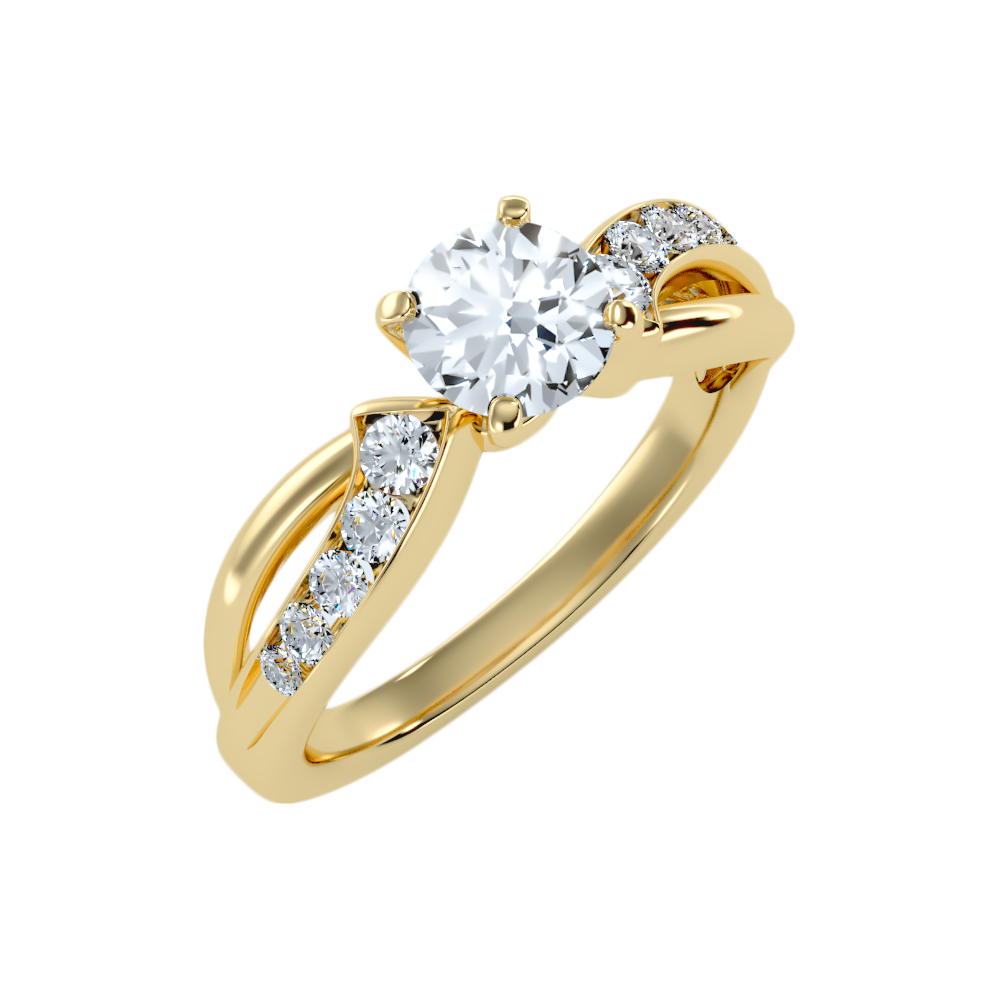 Gorgeous Solitaire Ring-Color_Yellow-Gold