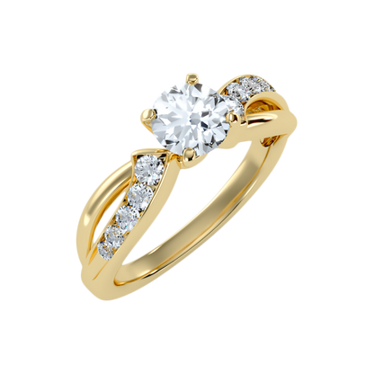 Gorgeous Solitaire Ring-Color_Yellow-Gold