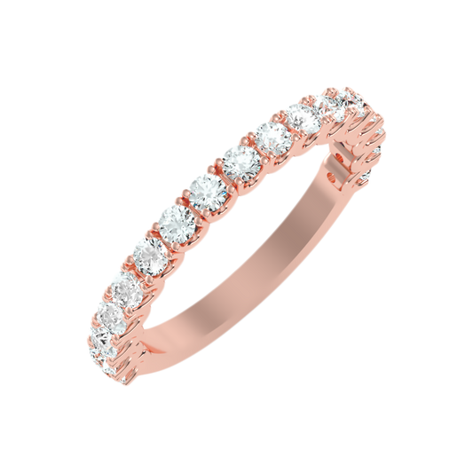 Idyllic Half Eternity Band-Color_Rose-Gold