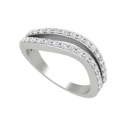 Brisa Diamond Ring-Color_White-Gold