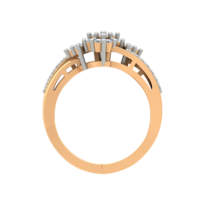 Bunch Tigged Cocktail Ring