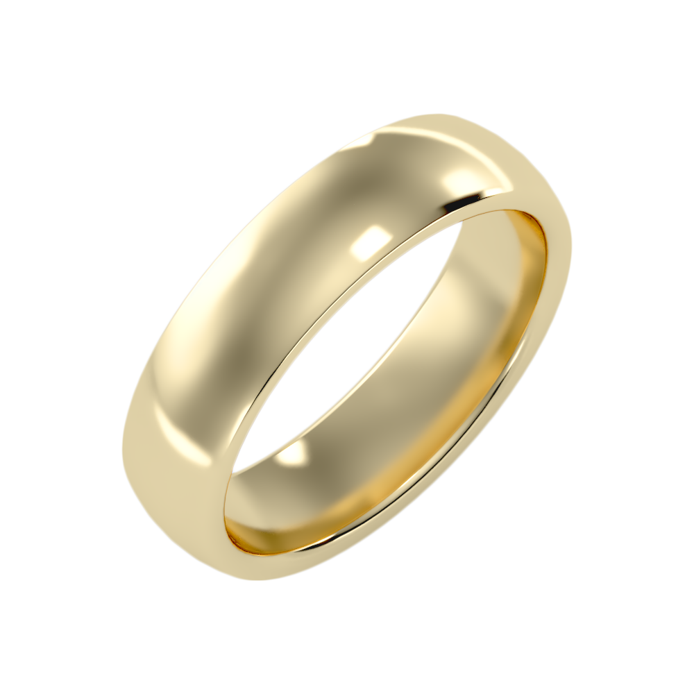 Nuage Wedding Band-Color_Yellow-Gold