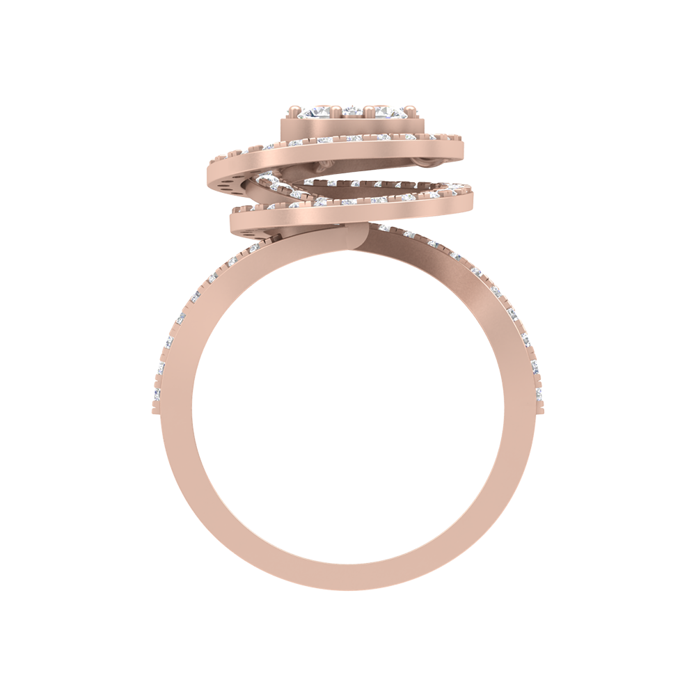 Twisting Zone Cocktail Ring