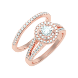 Glistening Bridal Ring Set-Color_Rose-Gold