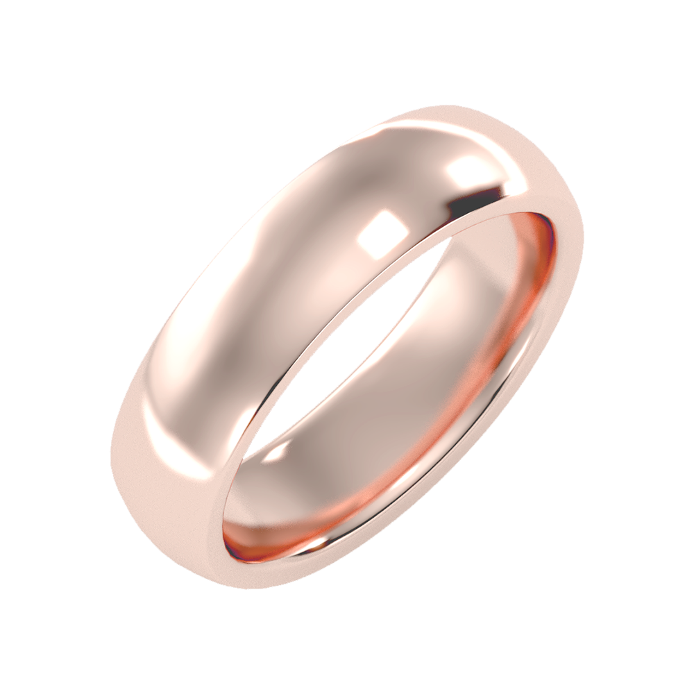 Twinkling Men's Band-Color_Rose-Gold