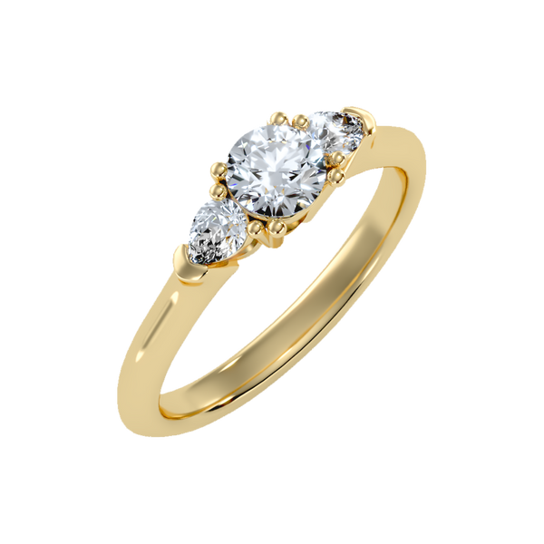 Efflorescence Solitaire Ring-Color_Yellow-Gold