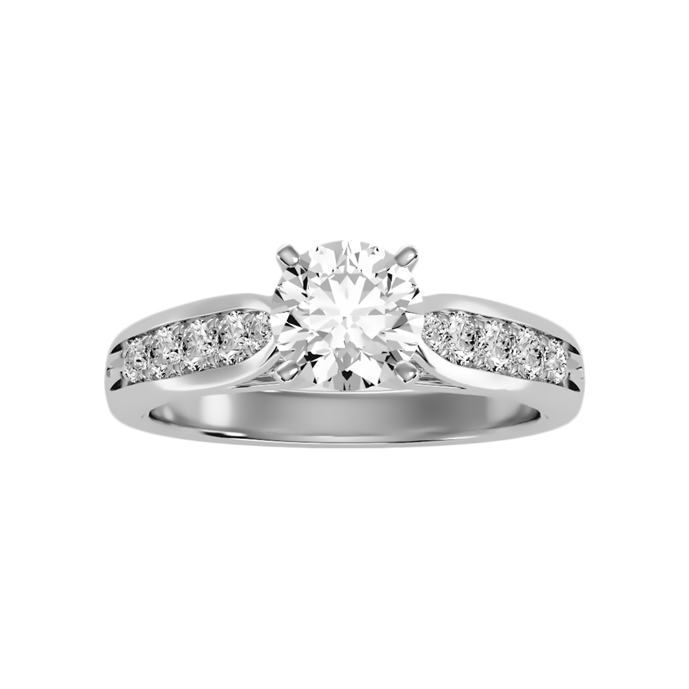 Drop Solitaire Ring