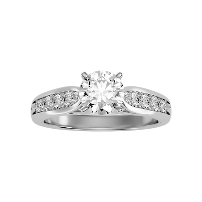 Drop Solitaire Ring