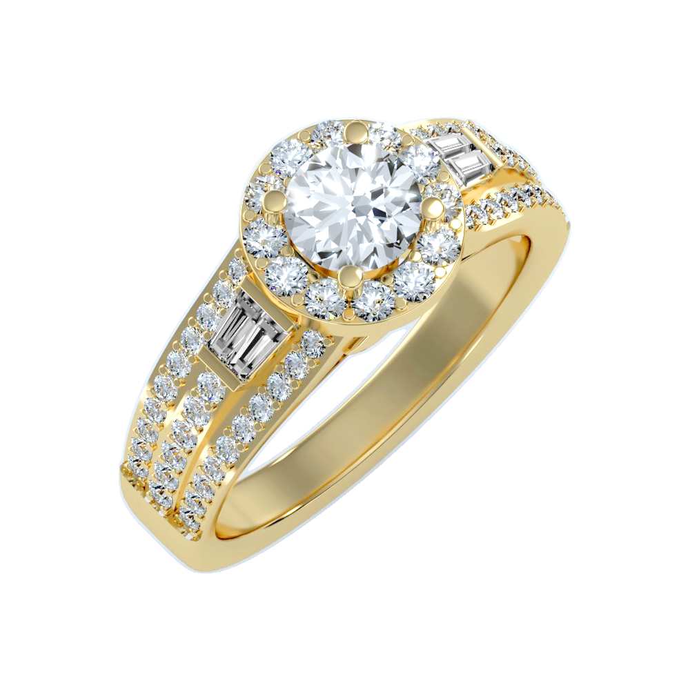 Lucrezia Diamond Halo Ring