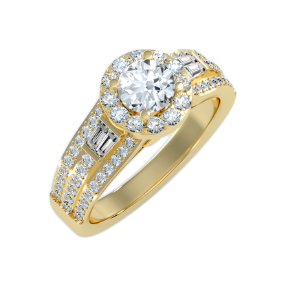 Lucrezia Diamond Halo Ring