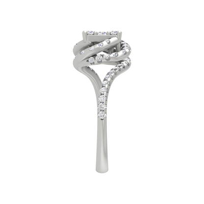 Twisting Squamous Cocktail Ring