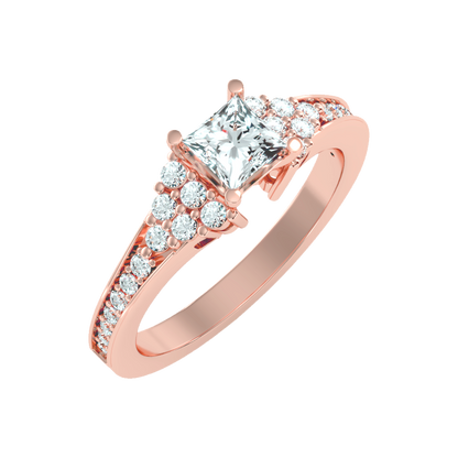 Precious Solitaire Ring-Color_Rose-Gold