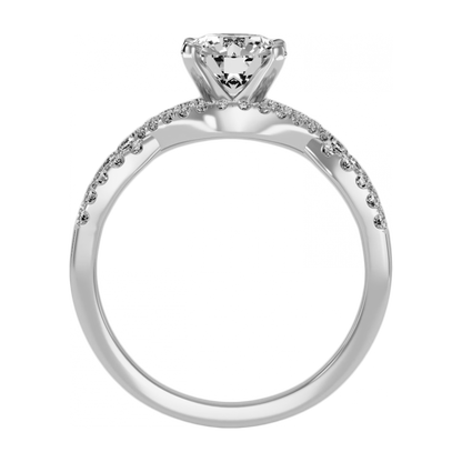 Royale Solitaire Ring-Color_White-Gold