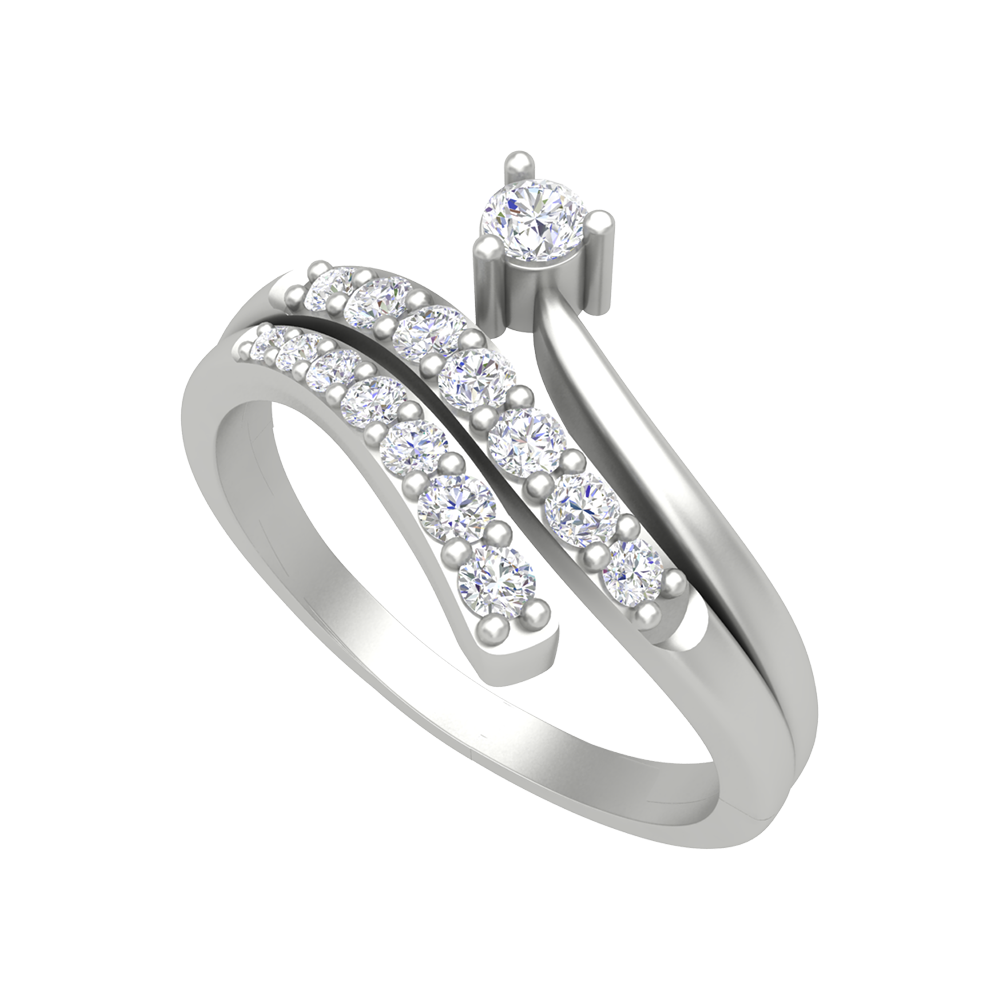 Ira Diamond Ring-Color_White-Gold