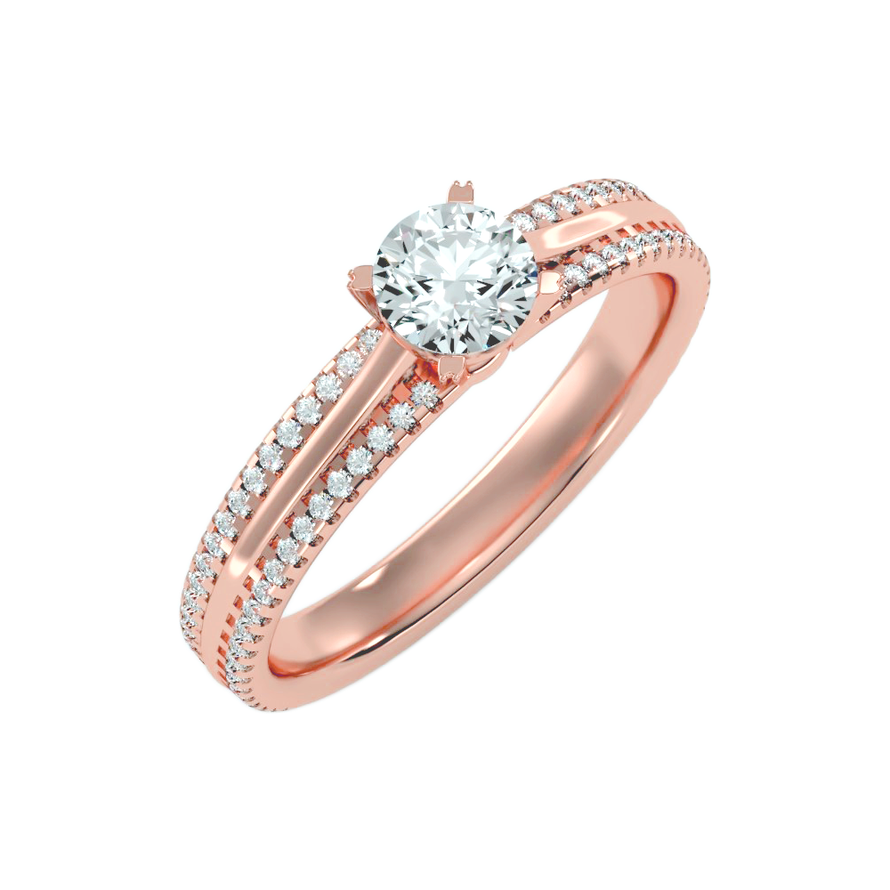 A Cutting-Edge Solitaire Ring