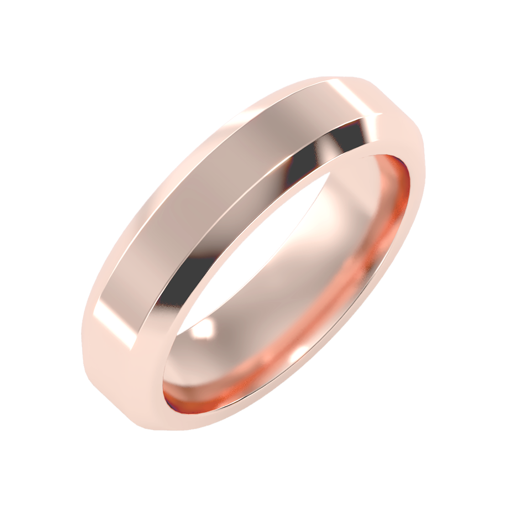 Perfect Men's Broad Band Ring-Color_Rose-Gold