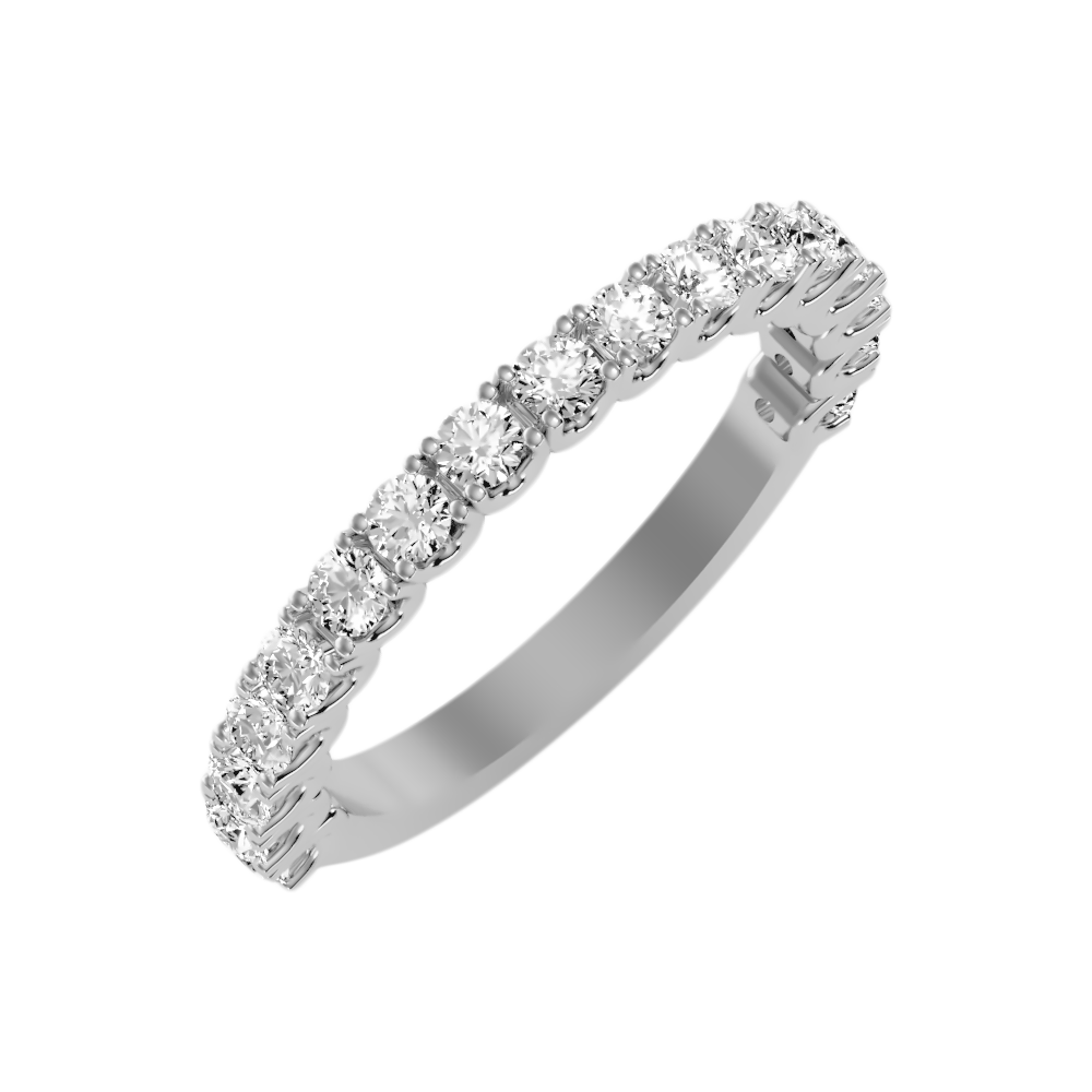 Idyllic Half Eternity Band-Color_White-Gold