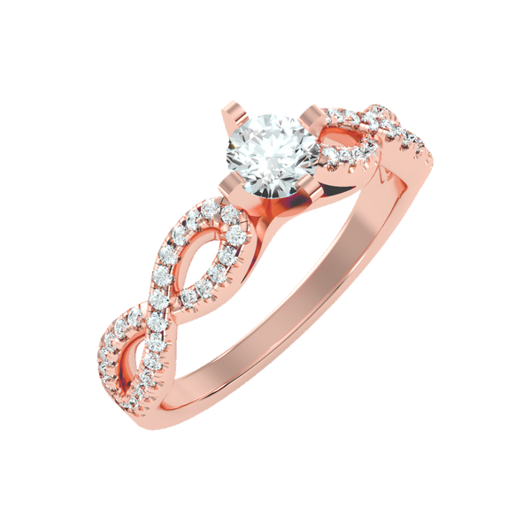 Amazing Solitaire Ring-Color_Rose-Gold