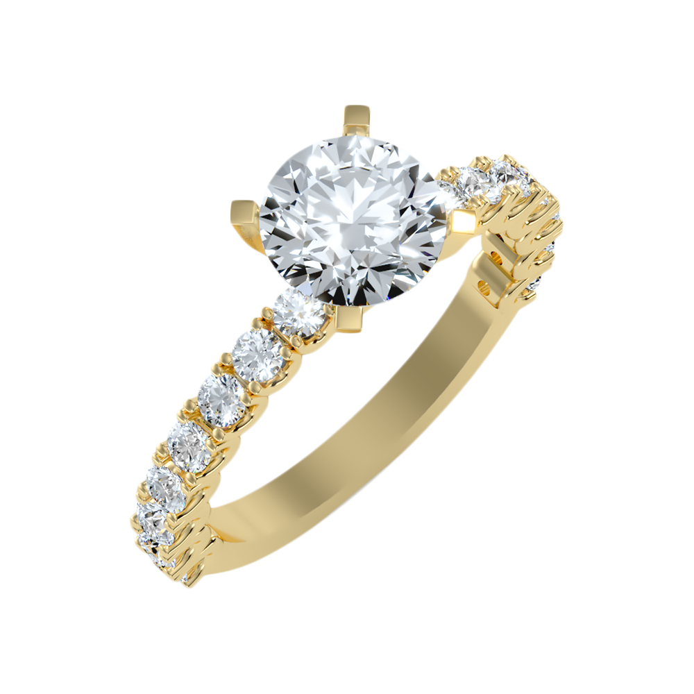 Elysian Solitaire Ring-Color_Yellow-Gold