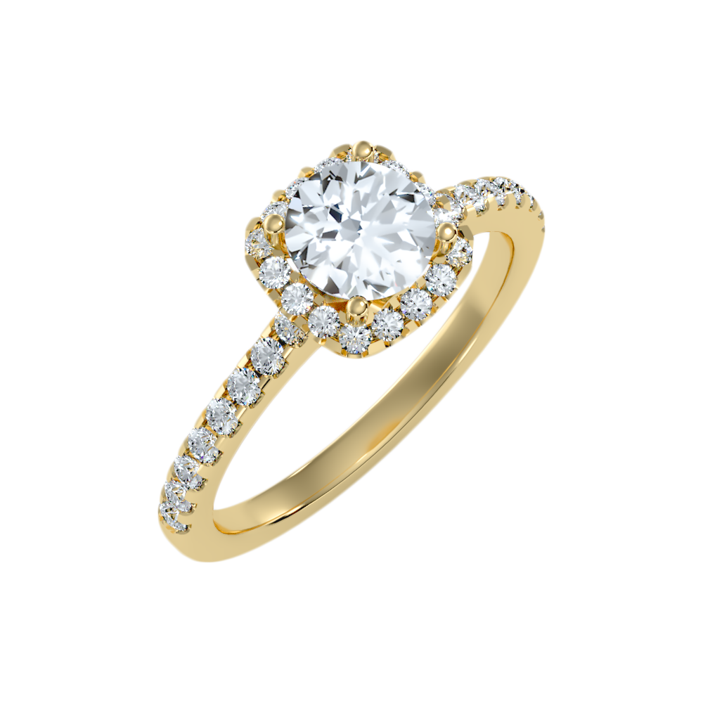 Sphine Halo Ring-Color_Yellow-Gold