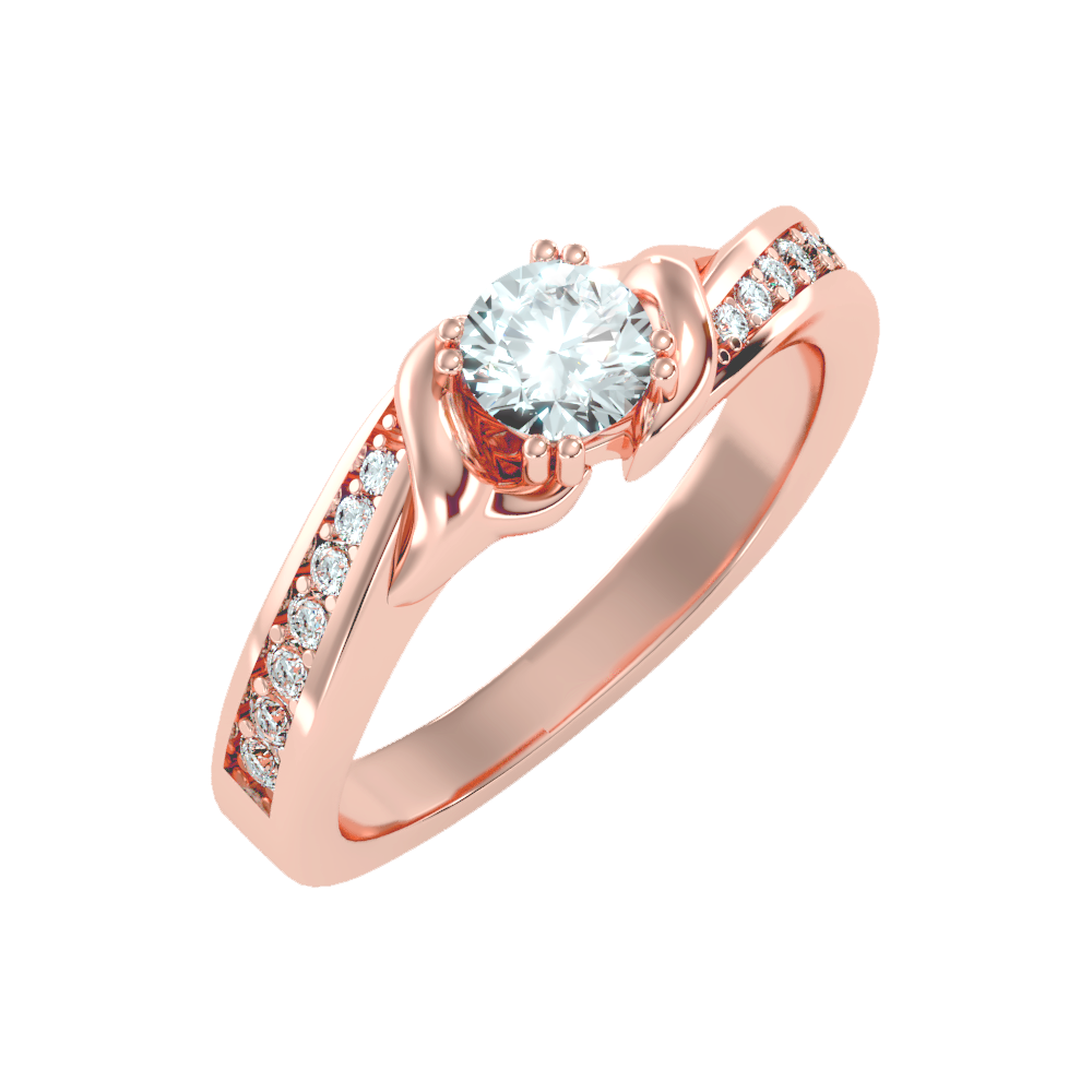 Jazzin Solitaire Ring-Color_Rose-Gold