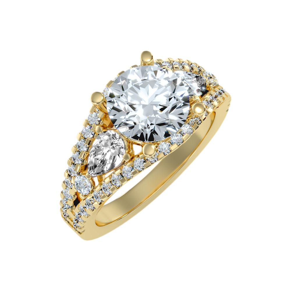 Delicate Solitaire Ring-Color_Yellow-Gold