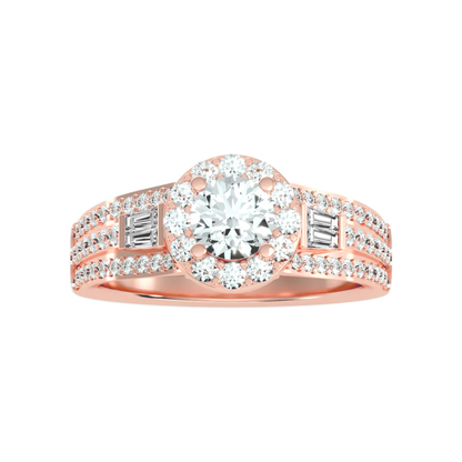 Lucrezia Diamond Halo Ring