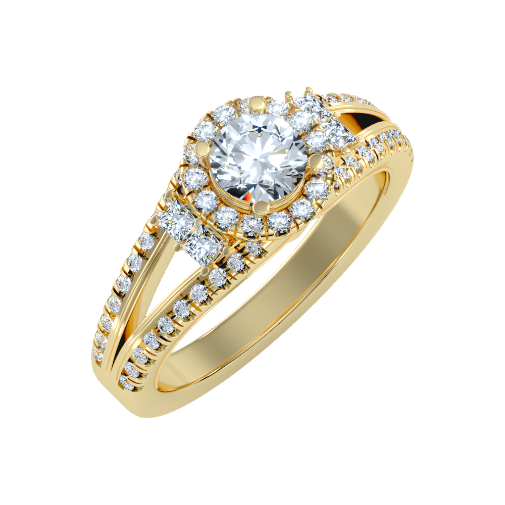 New Aged Halo Ring-Color_Yellow-Gold