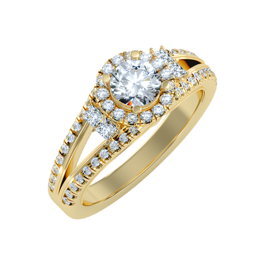 New Aged Halo Ring-Color_Yellow-Gold