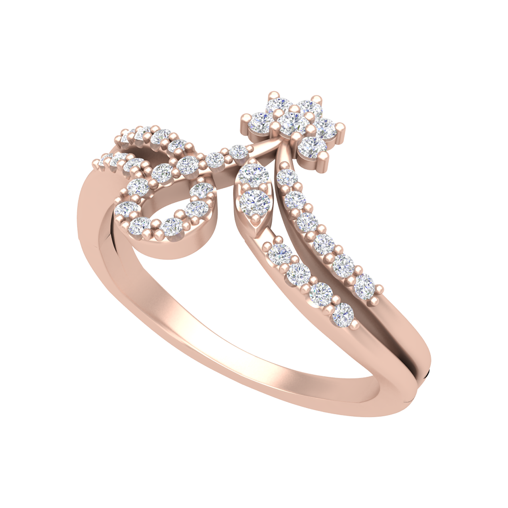 Arissa Diamond Ring-Color_Rose-Gold