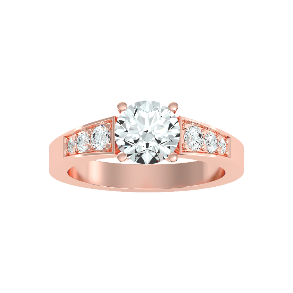 Ultimate Star Solitaire Ring