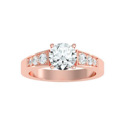 Ultimate Star Solitaire Ring