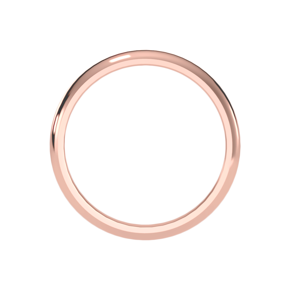 The Stunning Round Band -Color_Rose-Gold