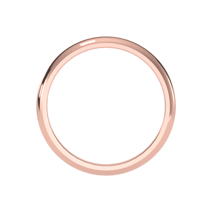 The Stunning Round Band -Color_Rose-Gold