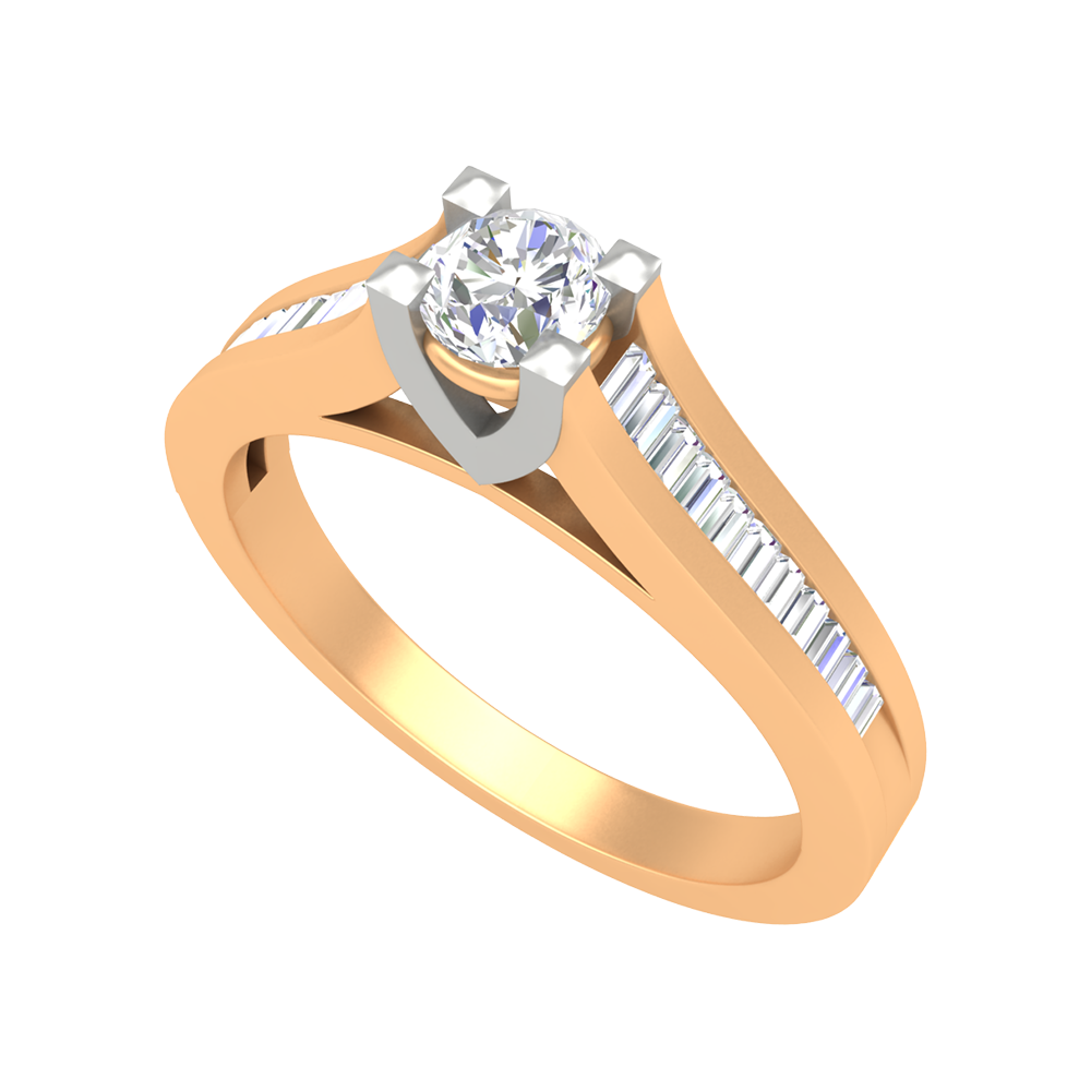 Annie Oval Solitaire Ring-Color_Yellow-Gold