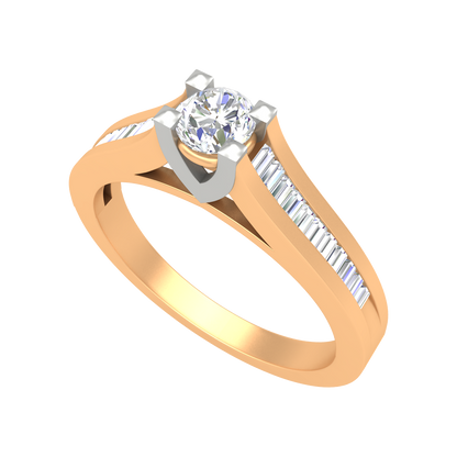 Annie Oval Solitaire Ring-Color_Yellow-Gold