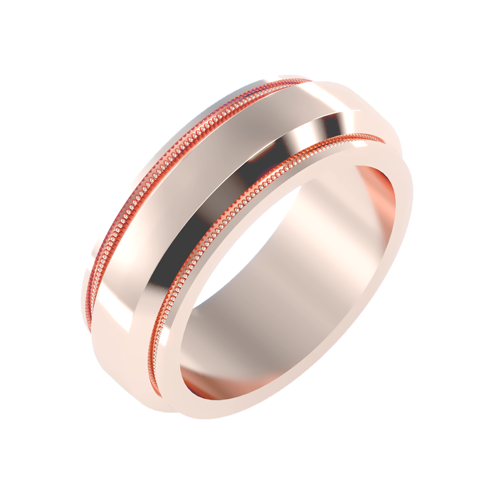 Dazzlin Men's Band-Color_Rose-Gold