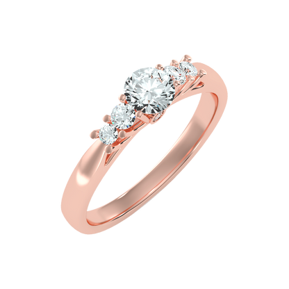 Subtle Statements Single Stone Ring-Color_Rose-Gold